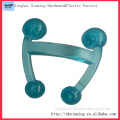 Plastic rotating ball knee belt massager